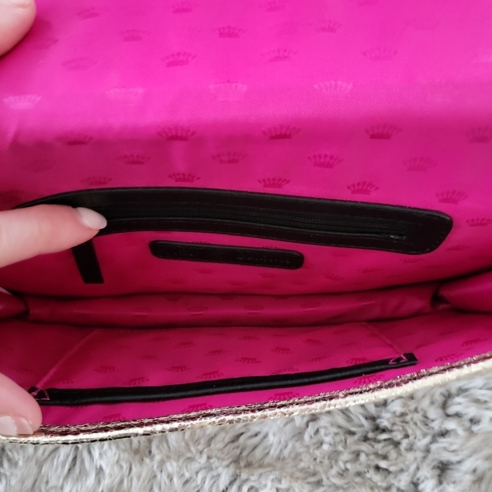 Juicy Couture Tweed Cat Clutch Wrislet - Picture 7 of 8